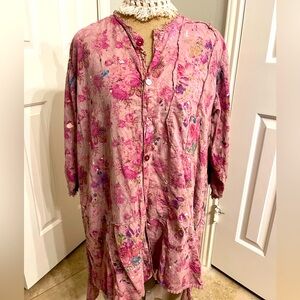 Magnolia Pearl floral Magda Shirt